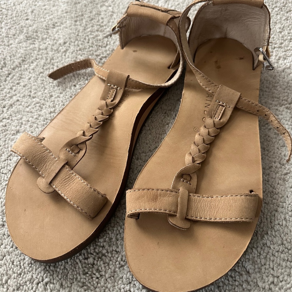 Rainbow sandal calafia leather women’s 7